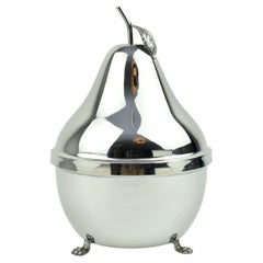 1960s Silver Pear Liquor Cabinet
