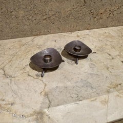 1960s Silver Plate Candle Holders by Carl Cohr Atla Denmark