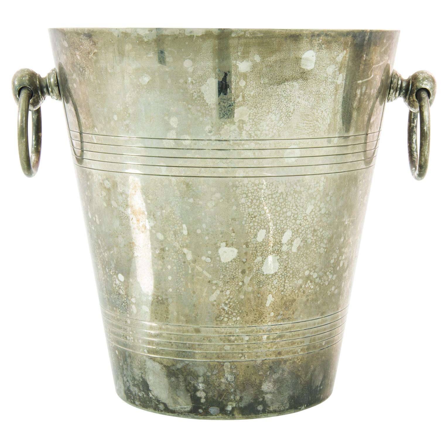 1960s Silver Plated Ice Bucket