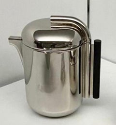 1960s Silver Plated Tea and Coffee Set Designed by G. Coarezza for Mam Milano
