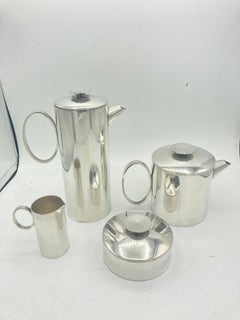 1960's Silver plated tea set by Lino Sabattini for Christofle