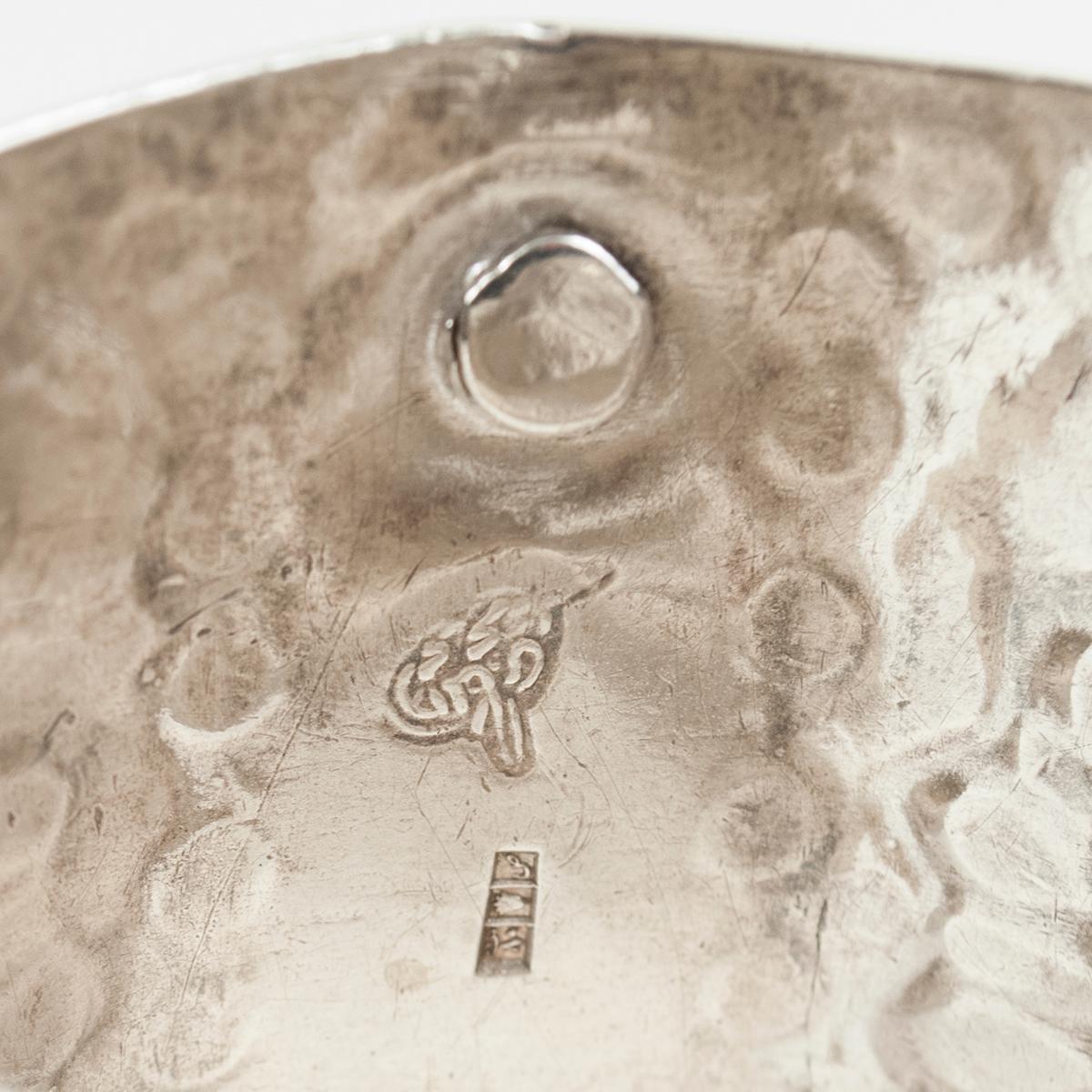 Hand-Crafted 1960s Silver Tribal Cuff, Siwa Oasis, Egypt