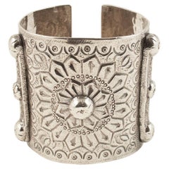 1960s Silver Tribal Cuff, Siwa Oasis, Egypt