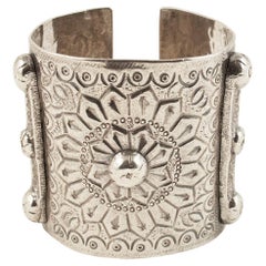 1960s Silver Tribal Cuff, Siwa Oasis, Egypt