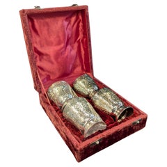 Coppe da matrimonio/anniversario in silverplate del 1960 - 5 pezzi