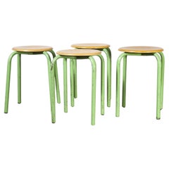 1960’s Simple French Stacking School Stools – Mint – Last Few Remaining