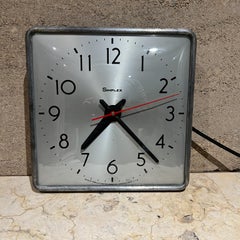 Orologio da parete Simplex Electric School del 1960