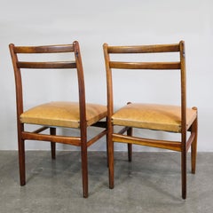 1960s Six Undianuno Wood Portuguese Chairs