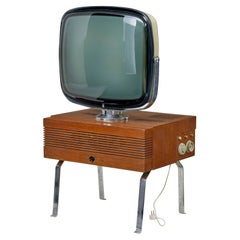1960’s Skantic cosmos t.V on teak stand