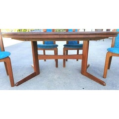 1960's Skovby Møbelfabrik Solid Teak Dining Table Only Denmark