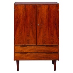 1960s Small Danish Rosewood Cabinet 