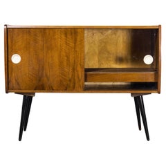 Vintage 1960's Small Elegant Mid-Century Sideboard, Cabinet
