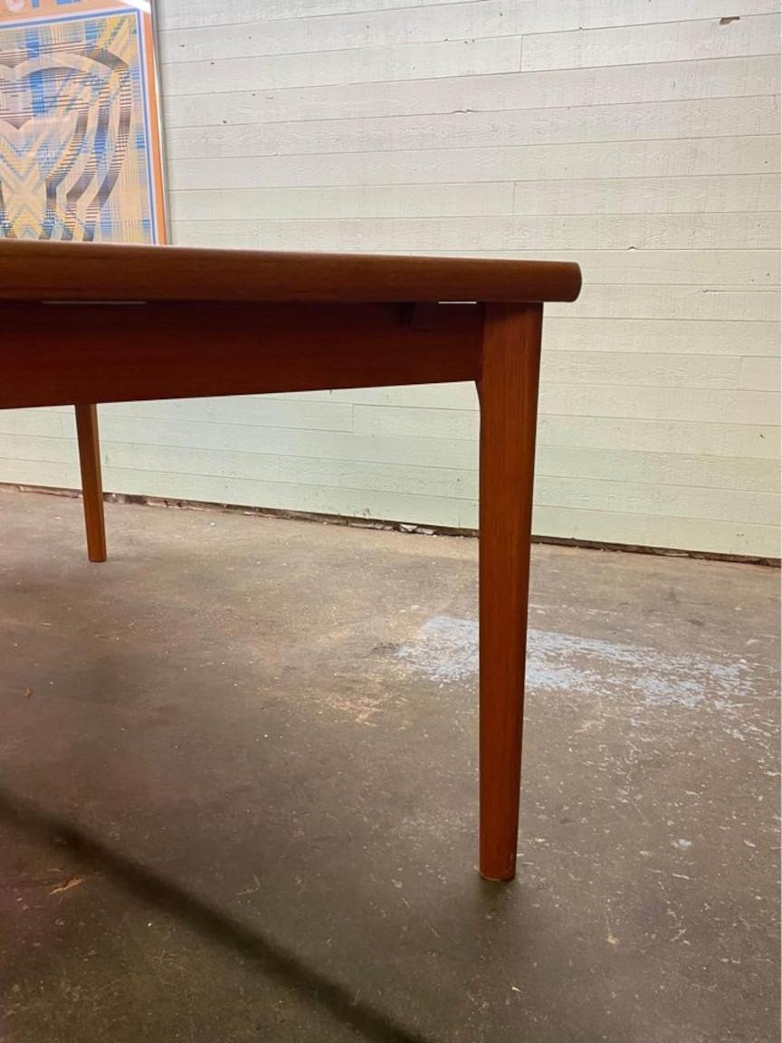 Mid-20th Century 1960s Small Scale Danish Teak Dining Table