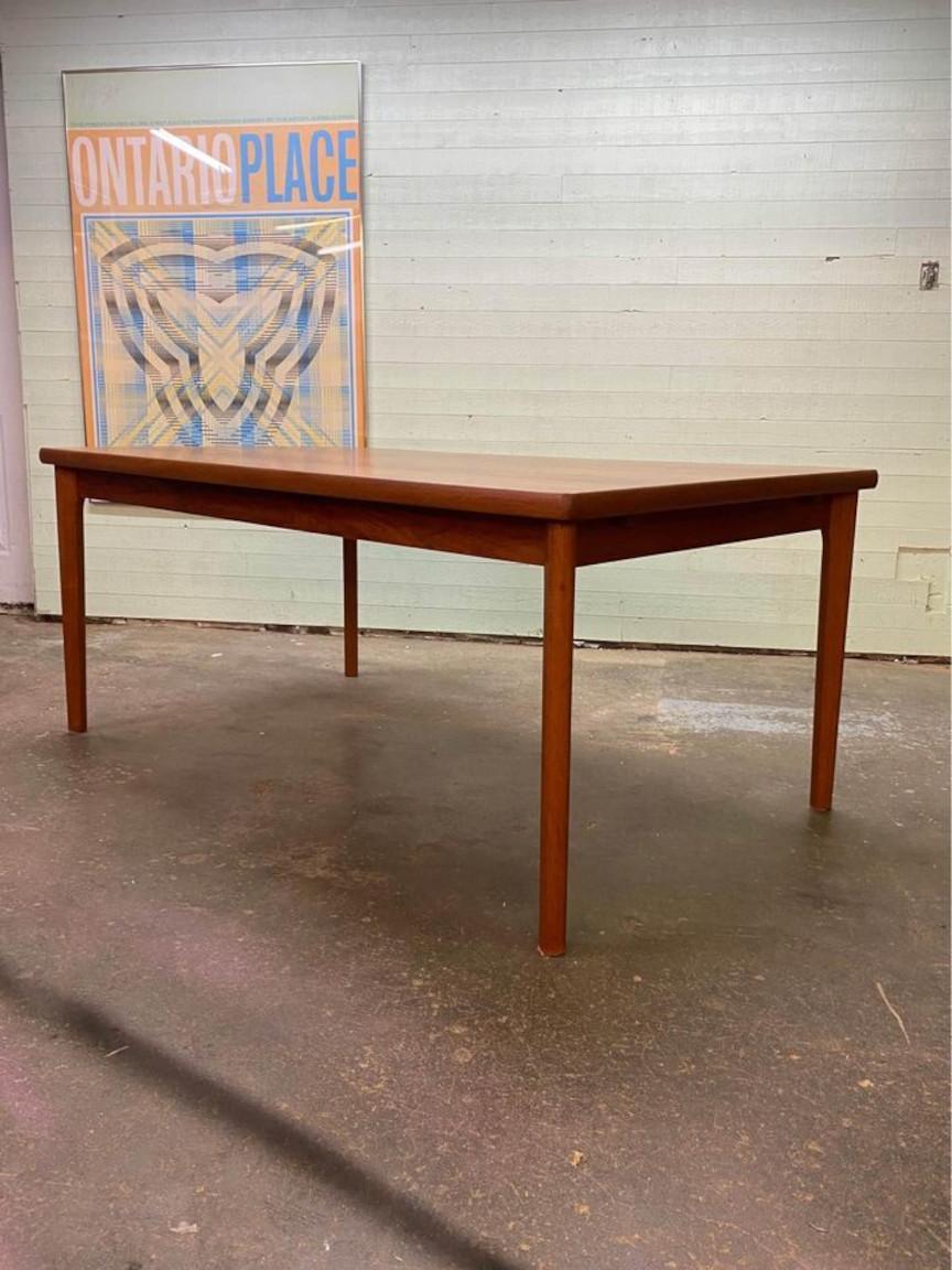 1960s Small Scale Danish Teak Dining Table 1