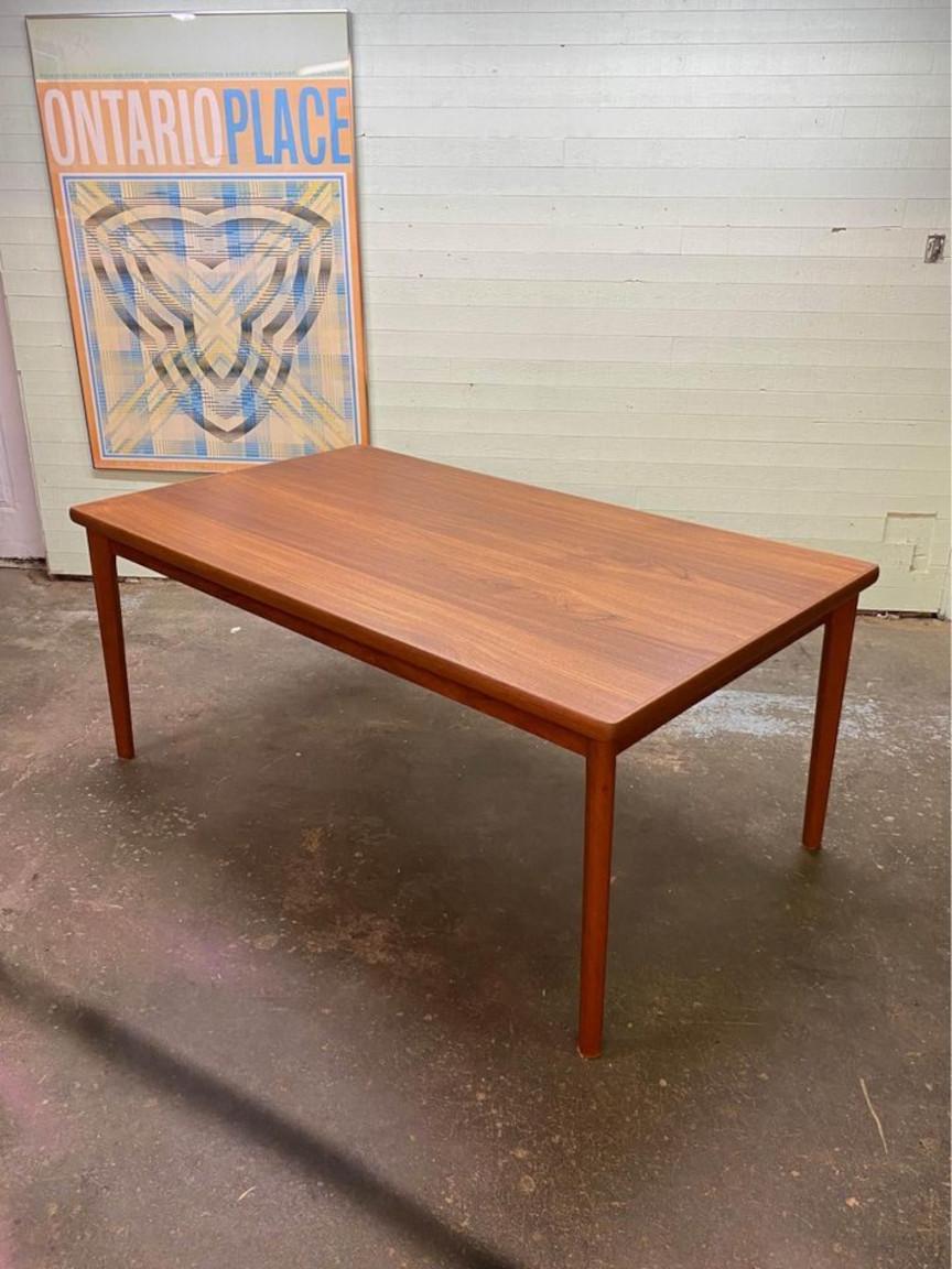 1960s Small Scale Danish Teak Dining Table 2