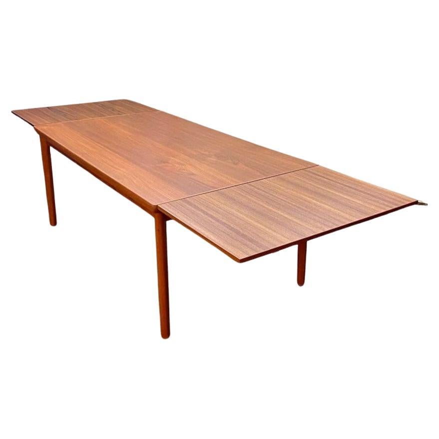 1960s Small Scale Danish Teak Dining Table