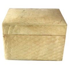 1960s Snake Skin Covered Box