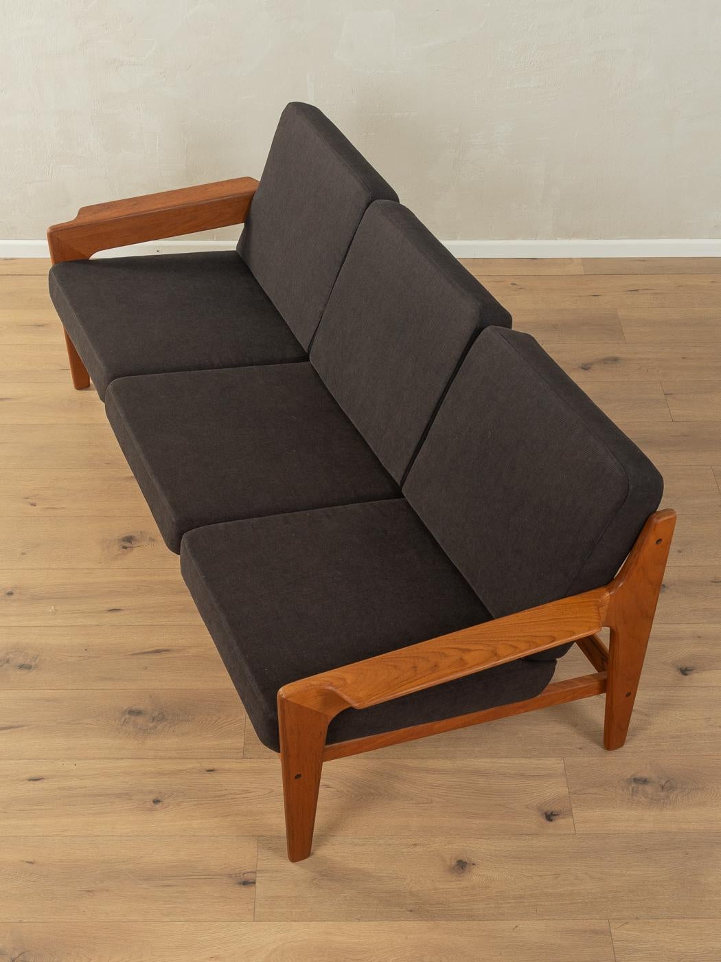 Fabric 1960s Sofa, Arne Wahl Iversen