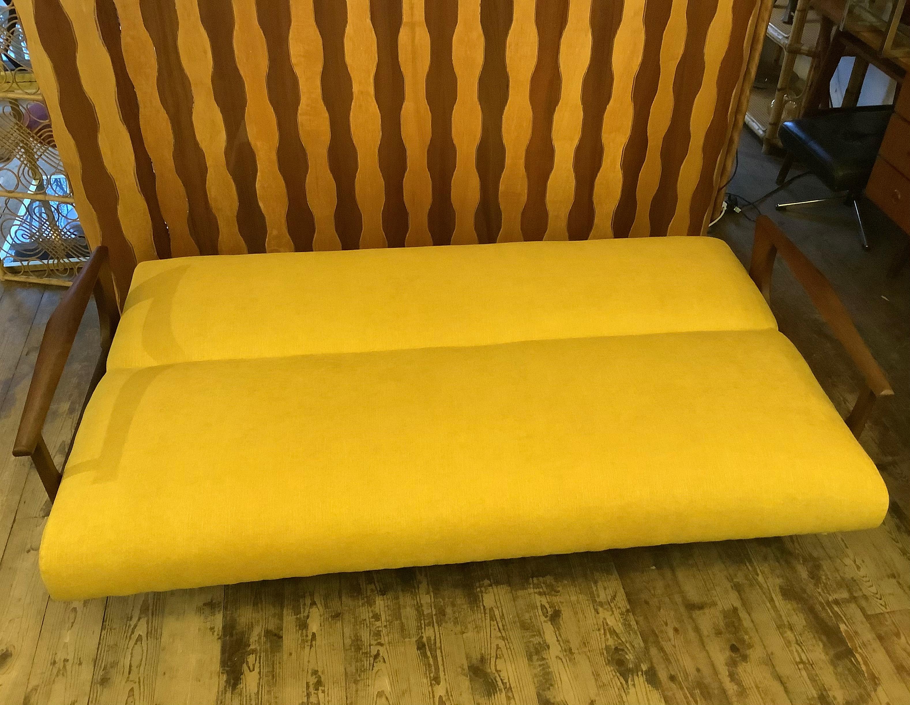 British 1960s sofa bed 