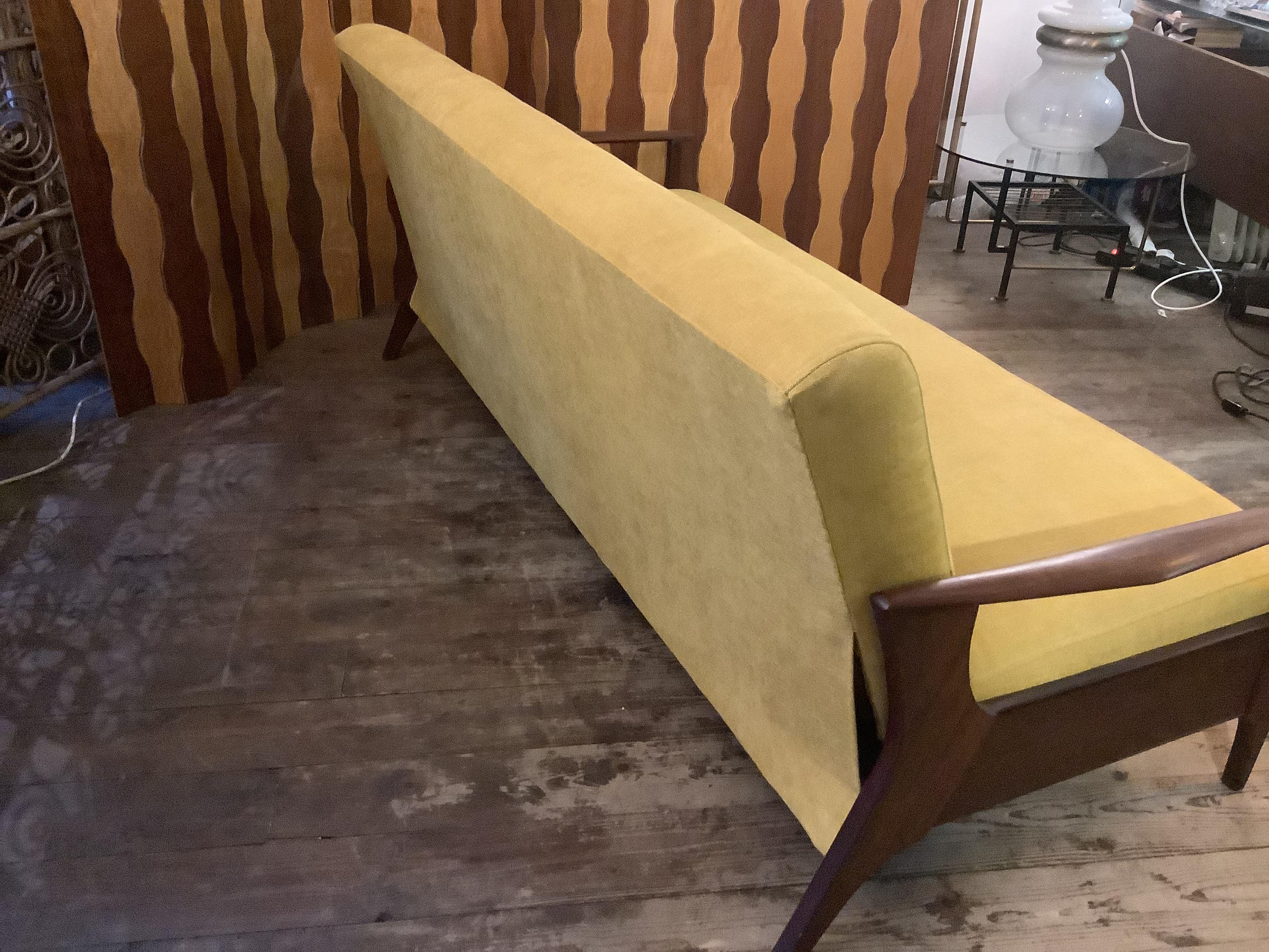Teak 1960s sofa bed 