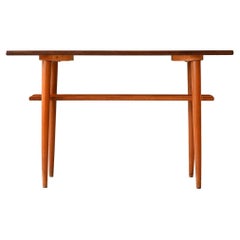 1960s sofa side table with magazine rack 1960s sofa side table with magazine rack