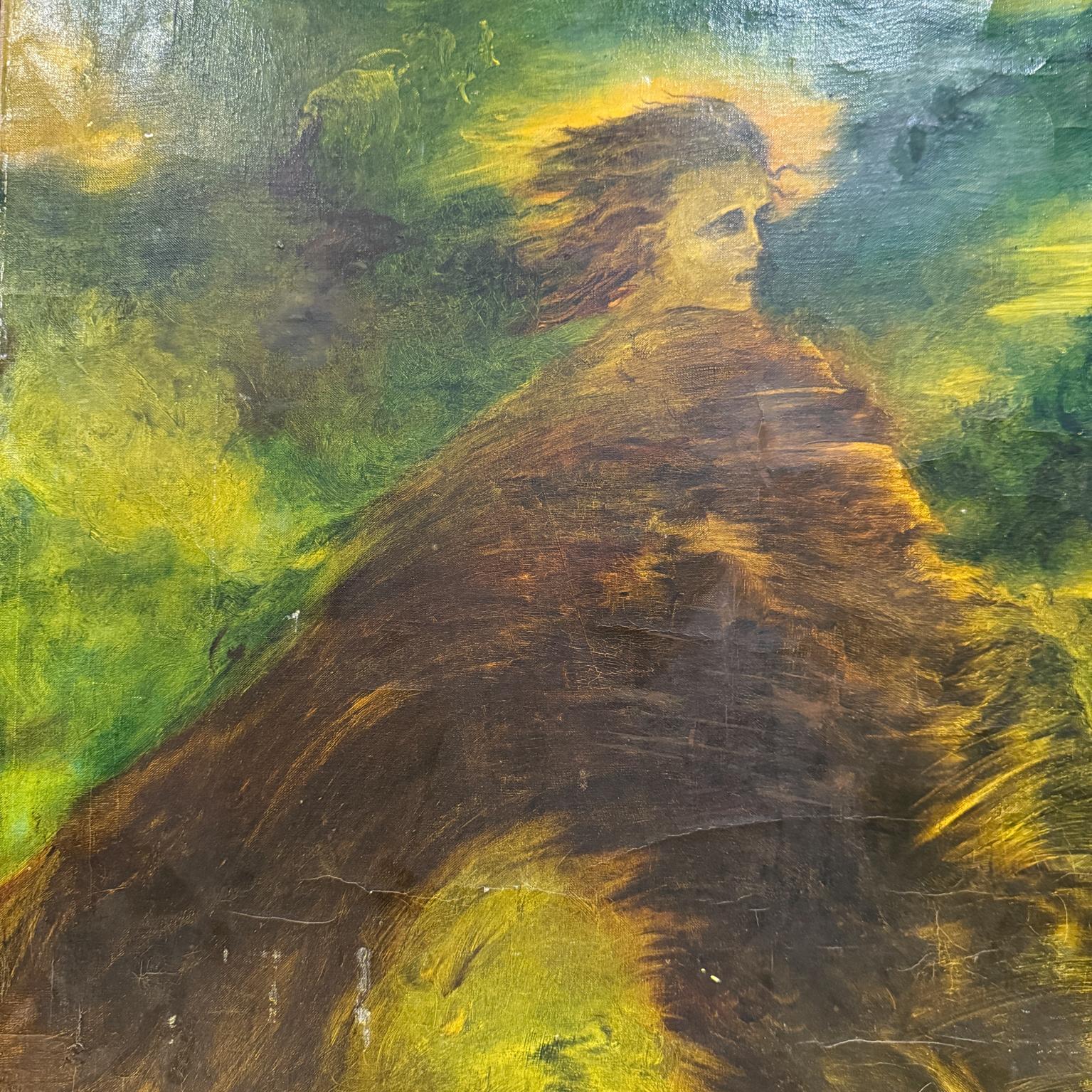 1960s Sofía Bassi Art Mexican Surrealist Painting El Coil For Sale 3