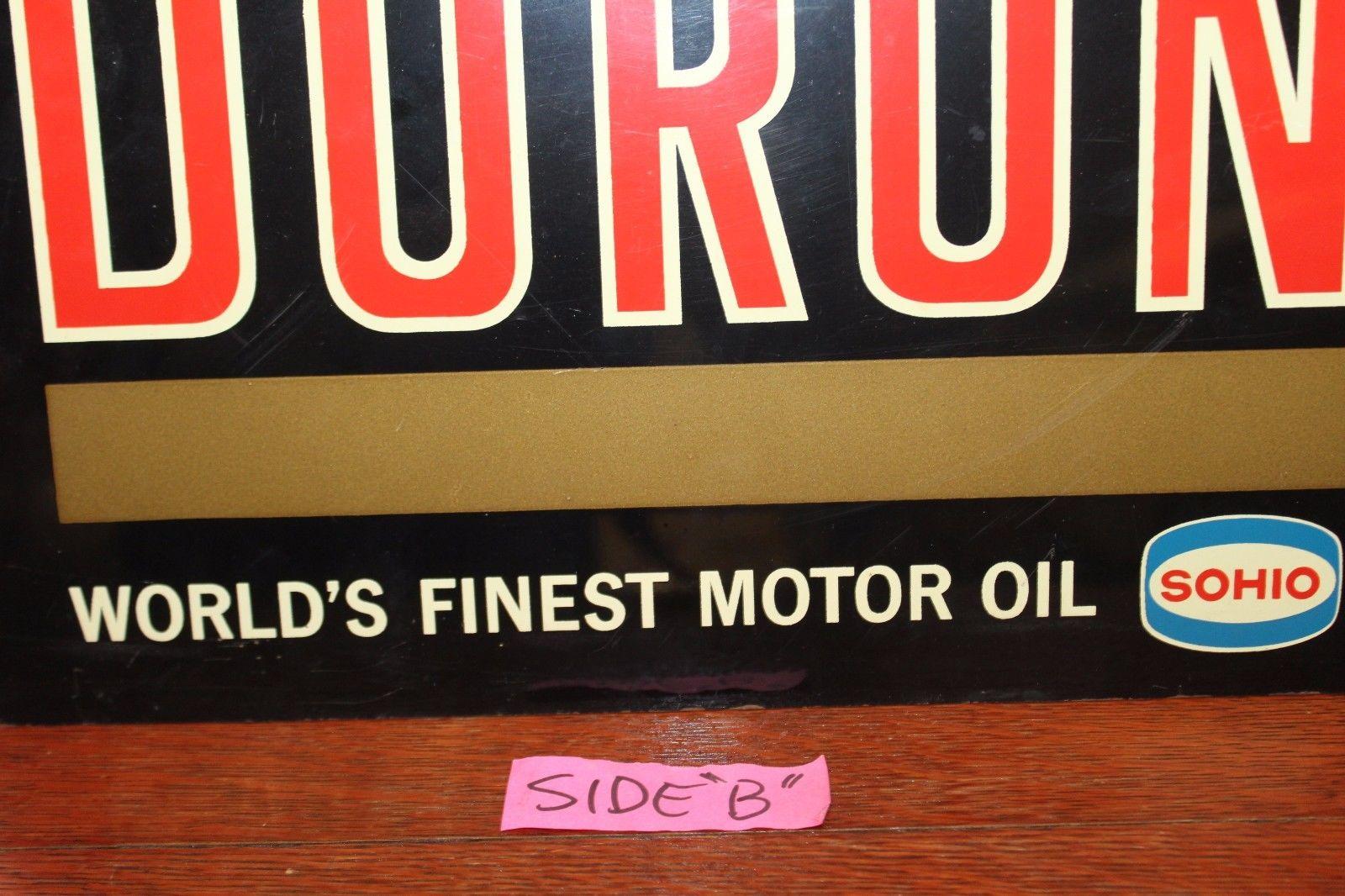 1960s Sohio Duron Motor Oil Sign For Sale 1