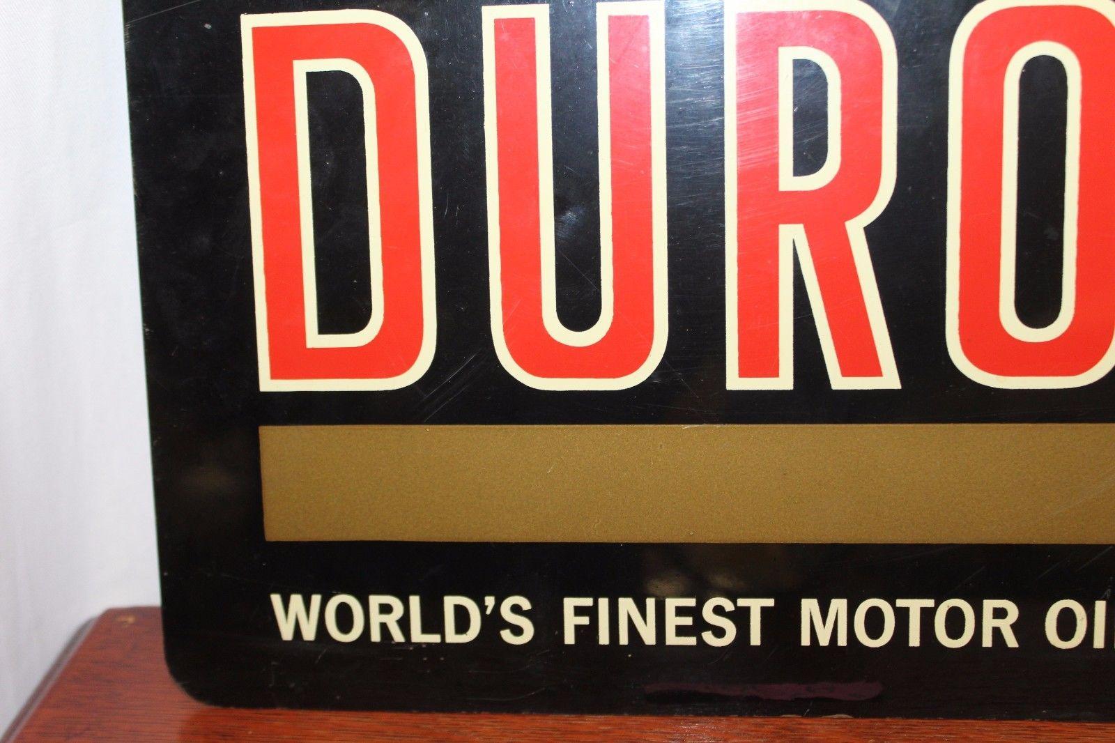 1960s Sohio Duron Motor Oil Sign For Sale 2