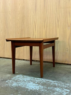 1960s Solid Teak FD535 Side End Table by Finn Juhl