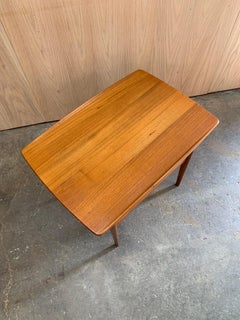 1960s Solid Teak Side Table by Edvard Kindt-Larsen for France & Son