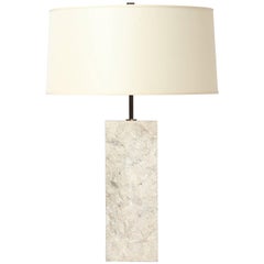 Limestone Table Lamp for Hansen Lighting Co.