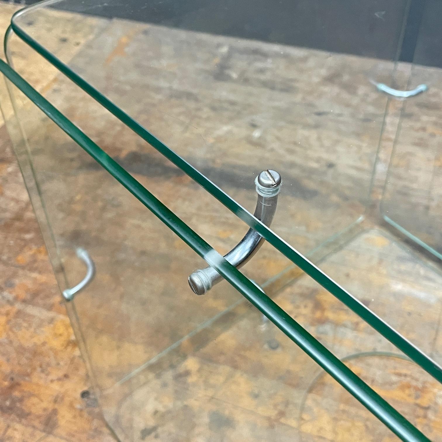 1960s Southern California Design Glass Cube Table Gerald McCabe Eon Mid-Century 5