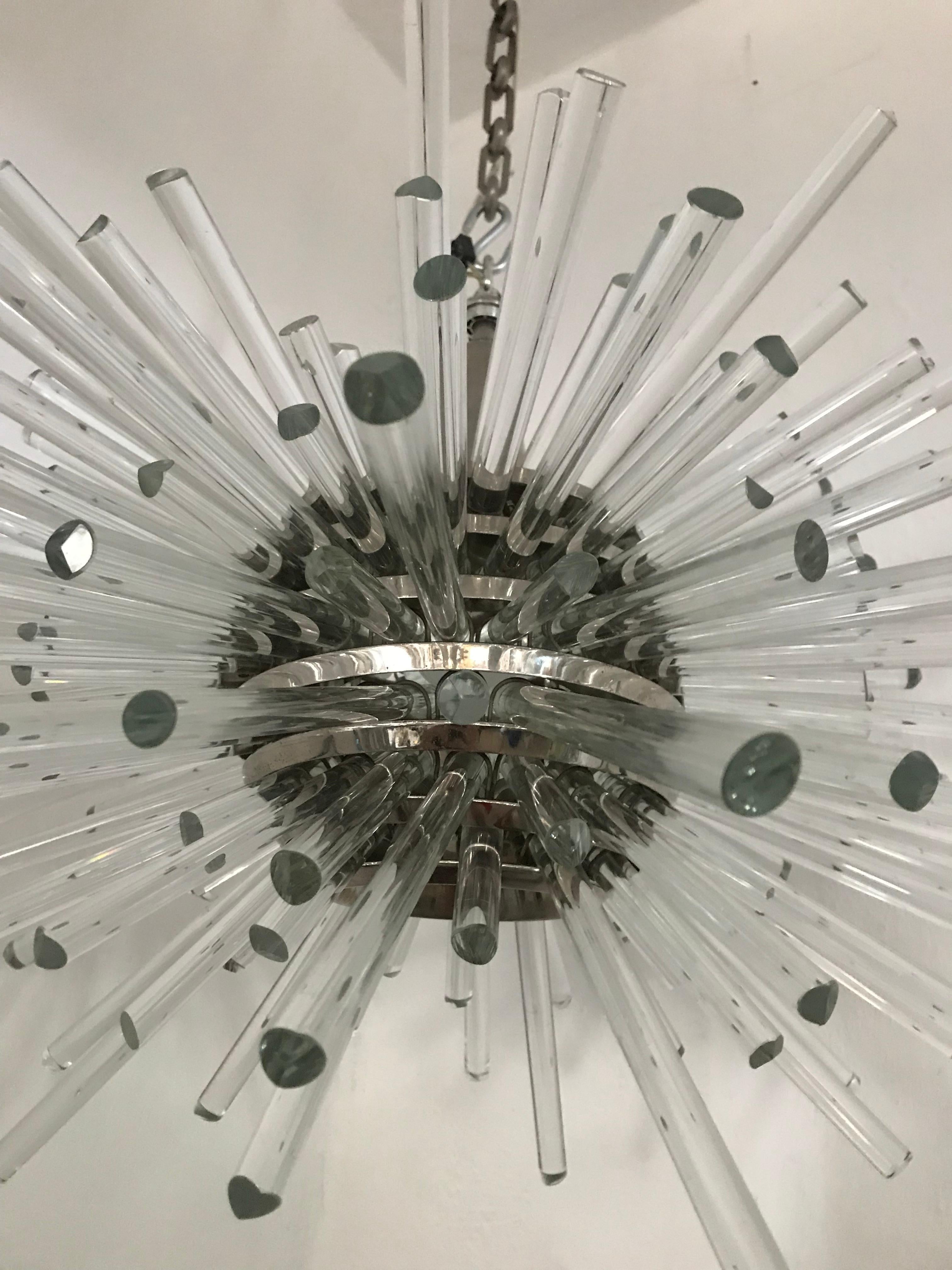 Milieu du XXe siècle Lustre Spoutnik 