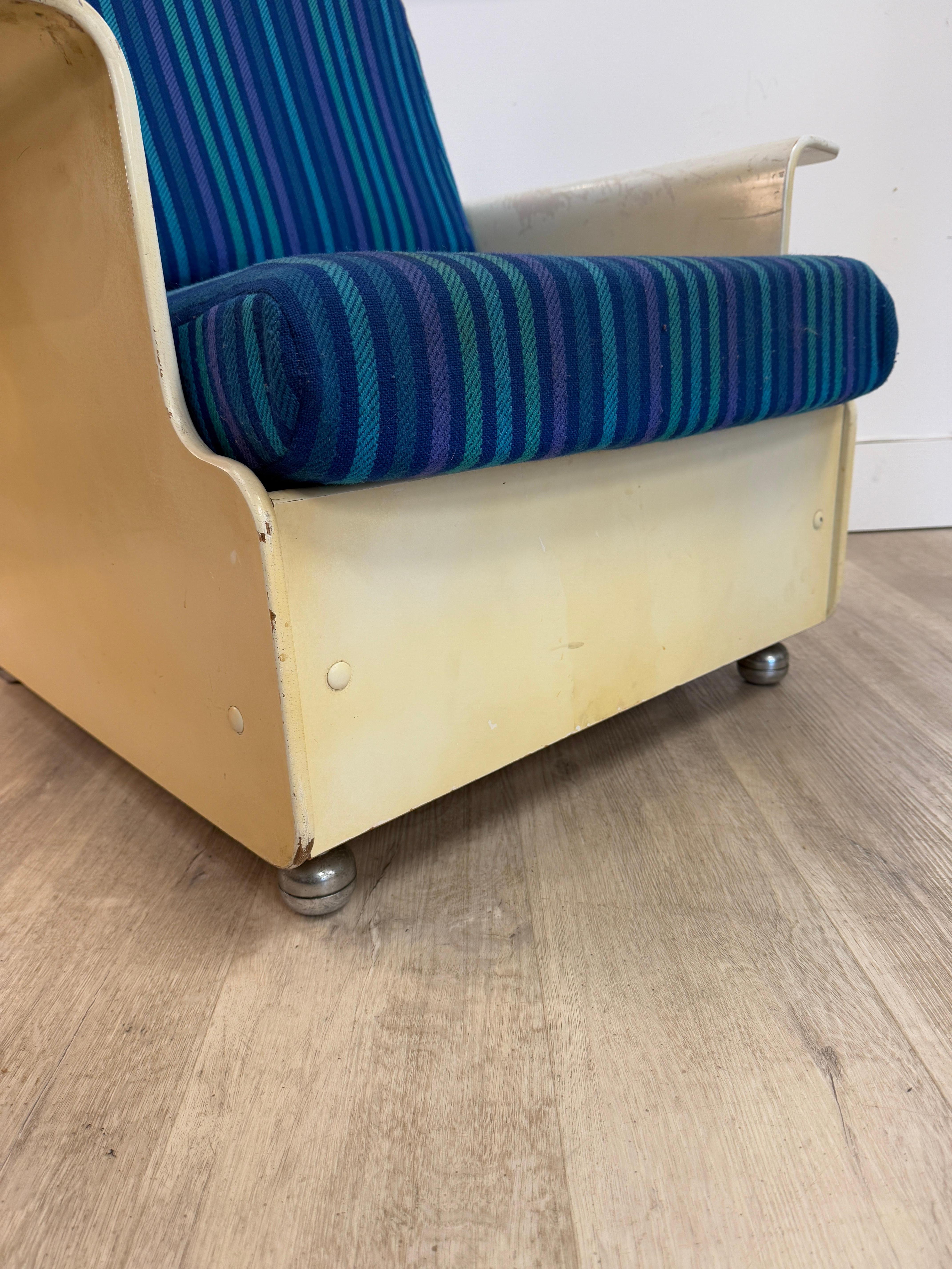 1960's Space Age Bent Plywood Chairs For Sale 7