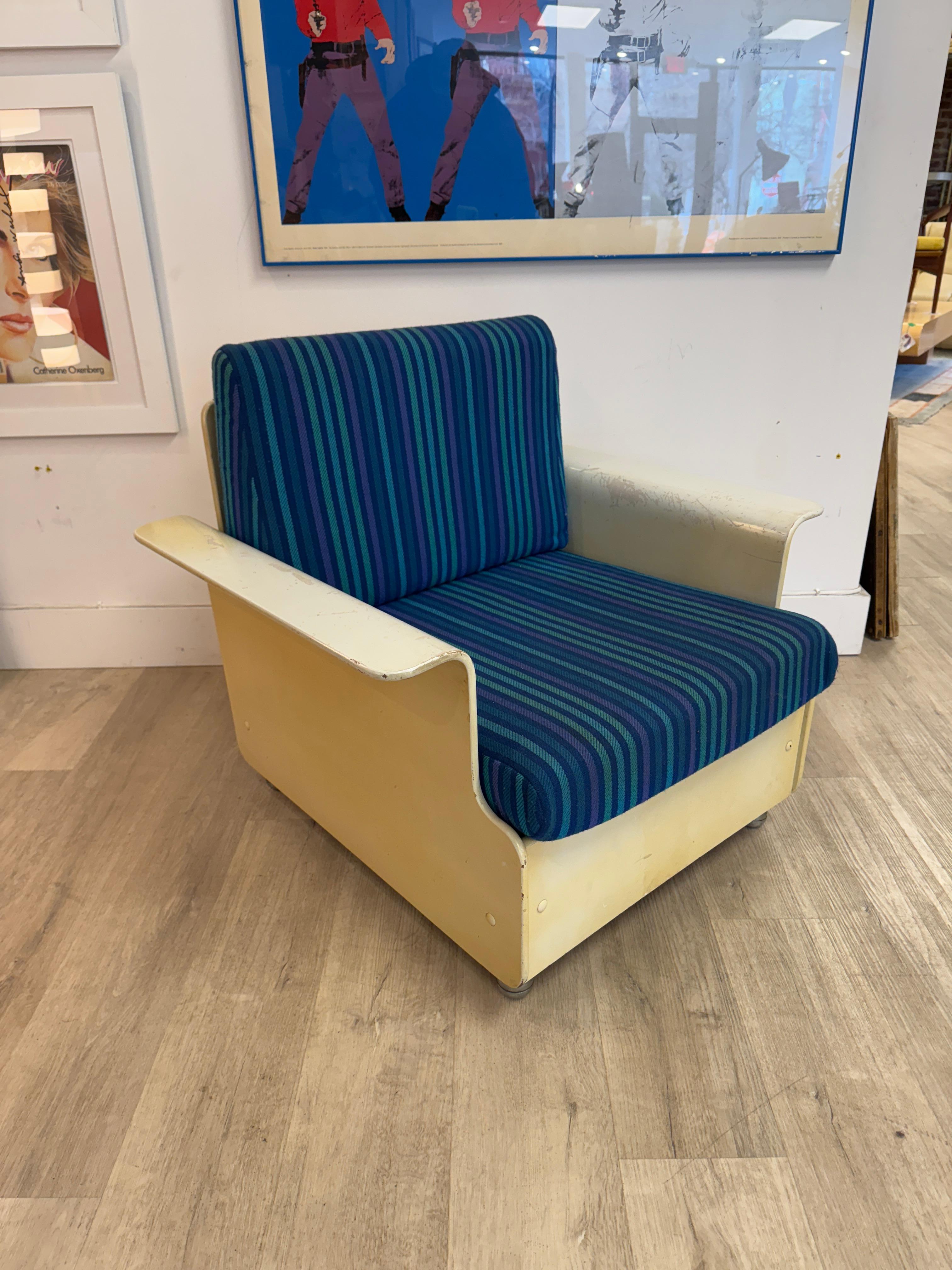 20th Century 1960's Space Age Bent Plywood Chairs For Sale