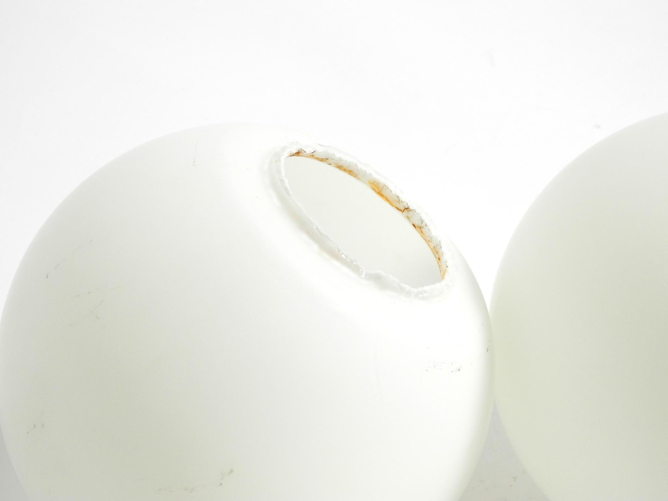 1960s Space Age brass ceiling lamp with 8 glass balls by Kaiser Leuchten in vendita 14