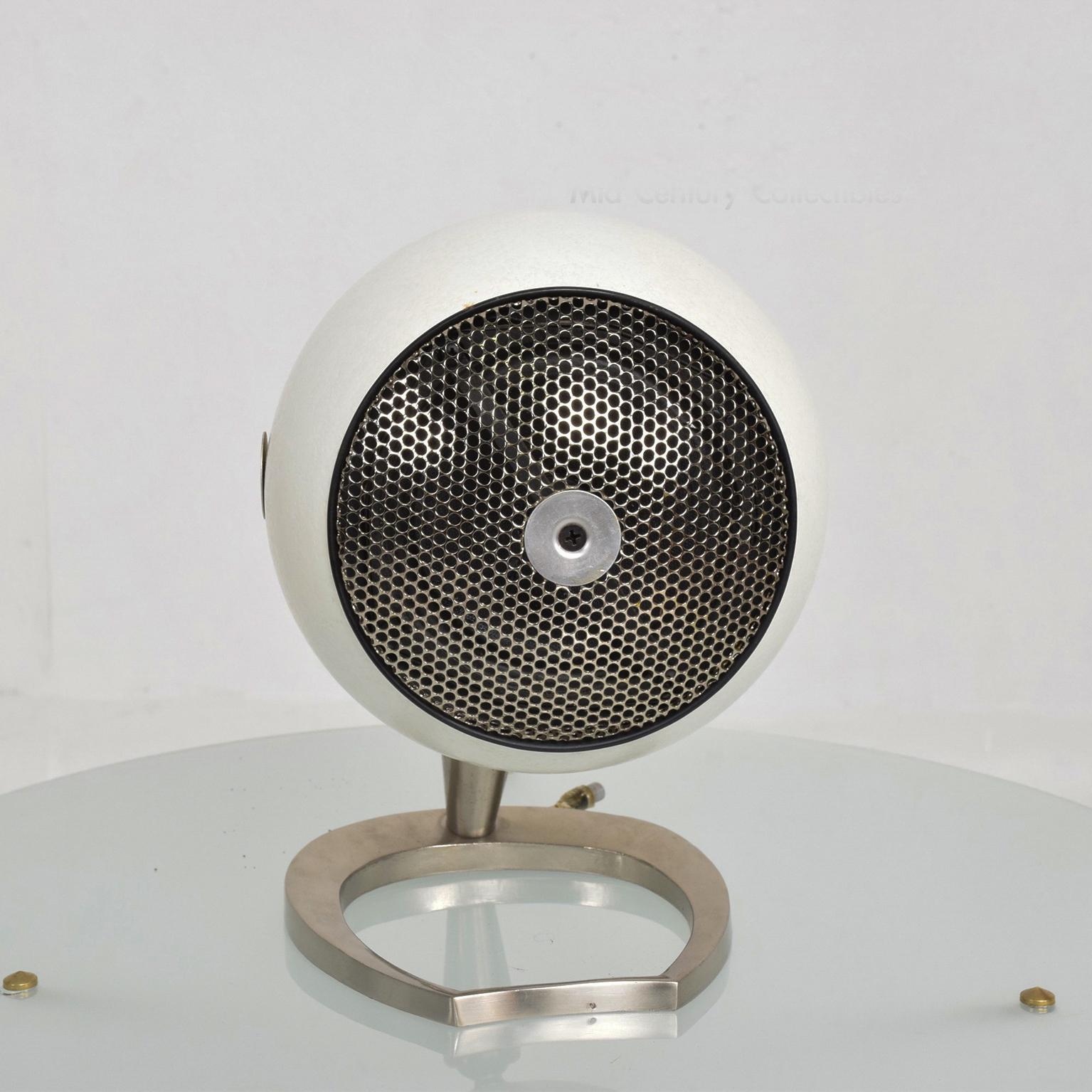 Américain 1960s Space Age Maximus Round Sound Machine Hi-Fi Speaker Mod Midcentury