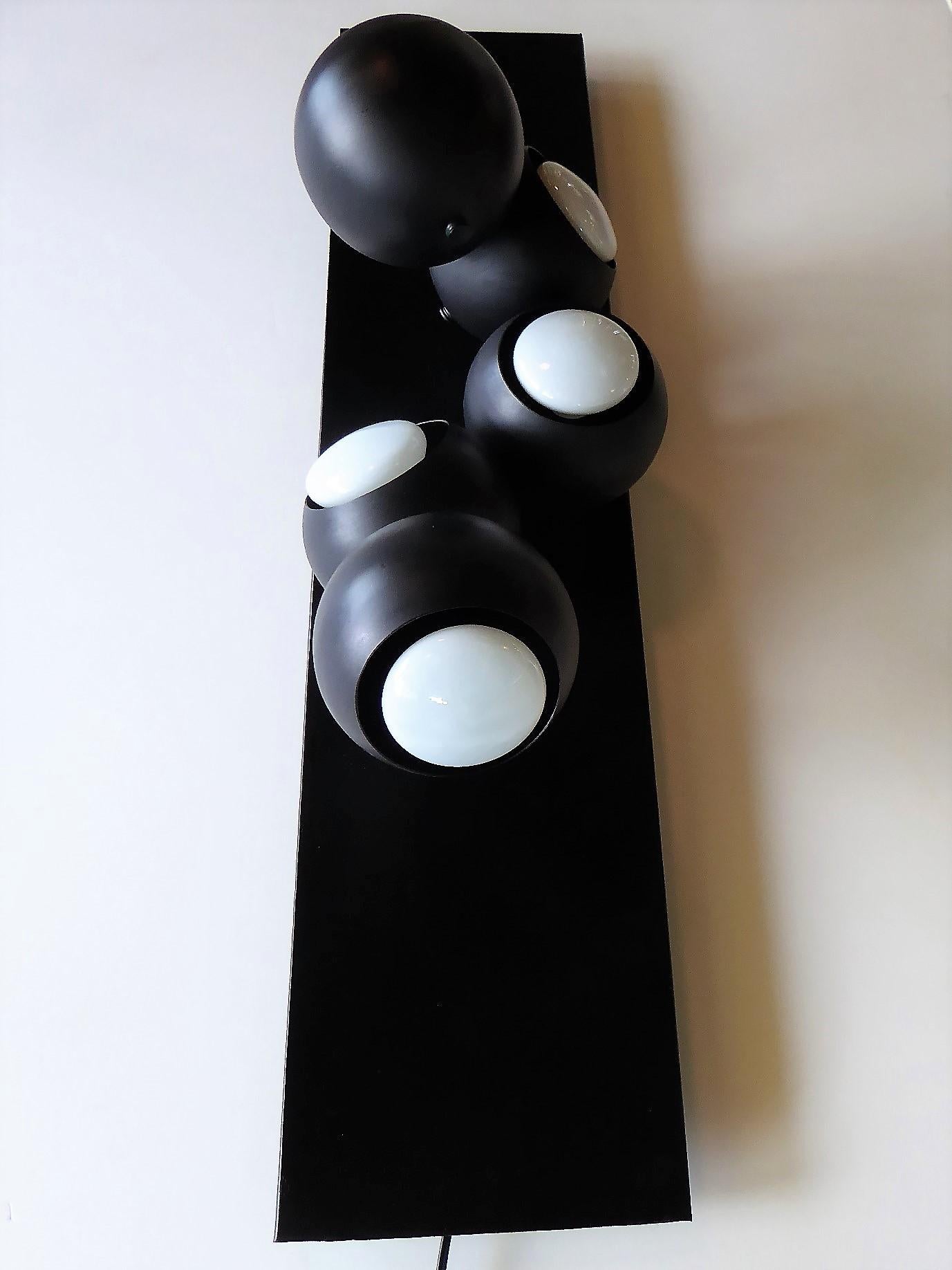 1960s Space Age Modern Molecule Sconce Bubble Wall Light in Sonneman Style 2