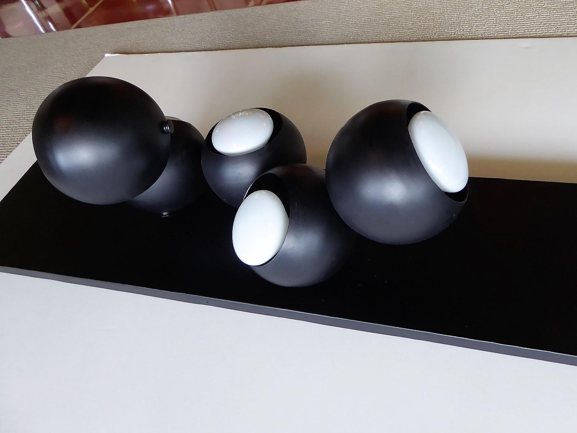 1960s Space Age Modern Molecule Sconce Bubble Wall Light in Sonneman Style 3