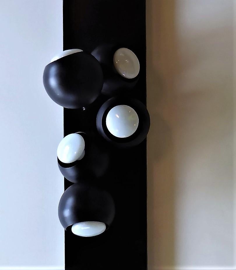 1960s Space Age Modern Molecule Sconce Bubble Wall Light in Sonneman Style 1