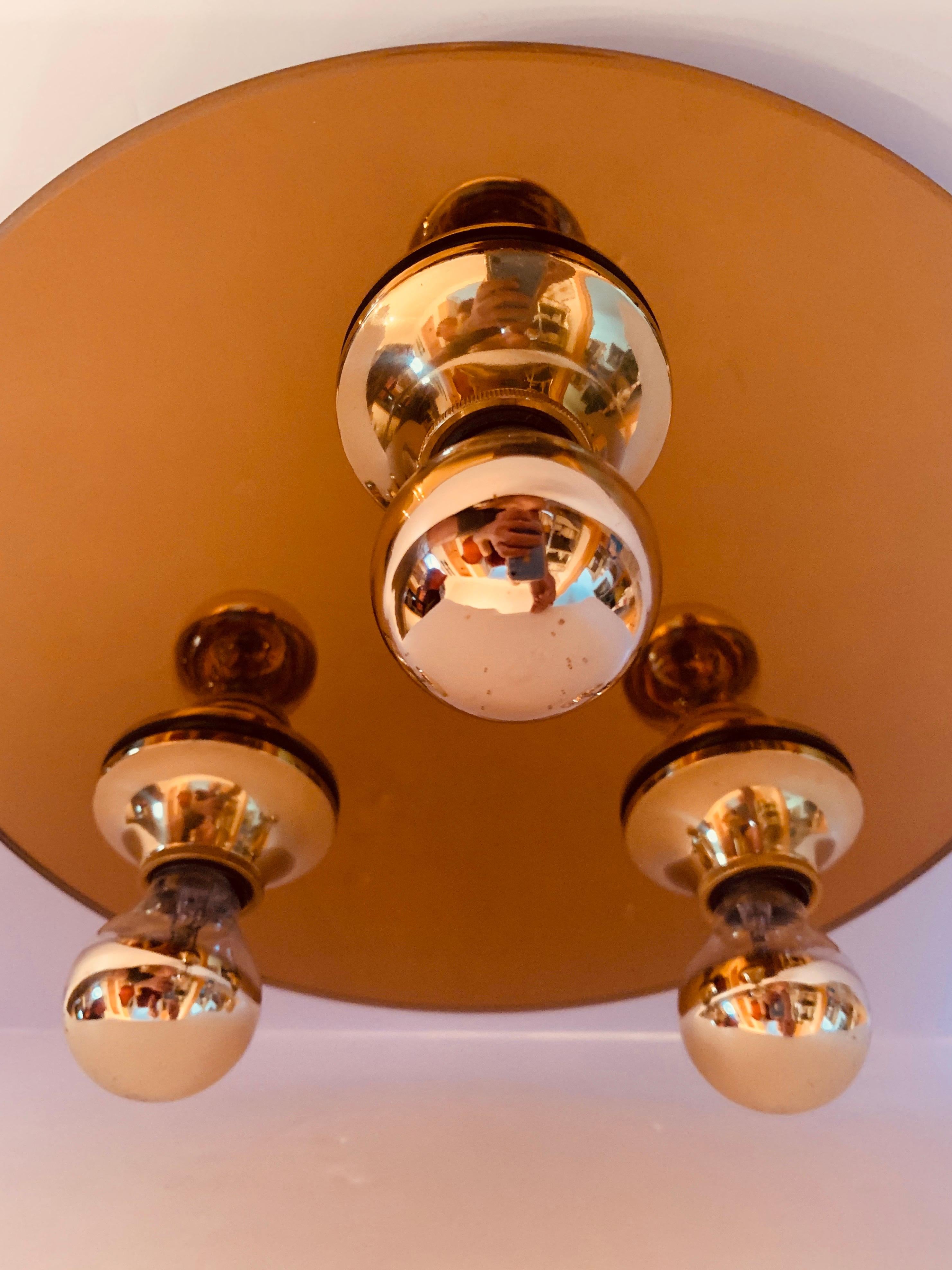 Lampe encastrée moderniste de l'ère spatiale des années 1960 en vente 9