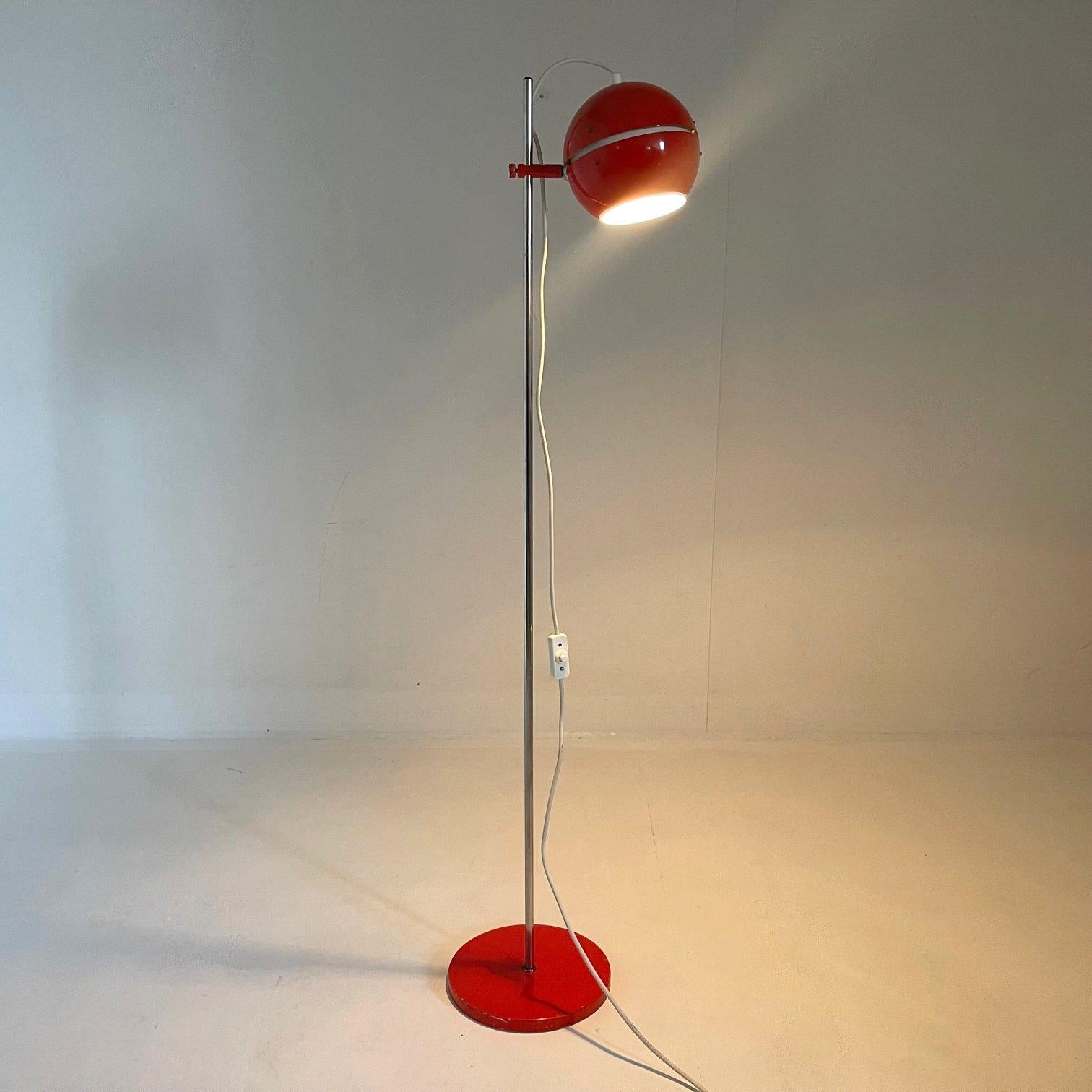 1960's, Space Age Red Floor Lamp, Germany For Sale 5