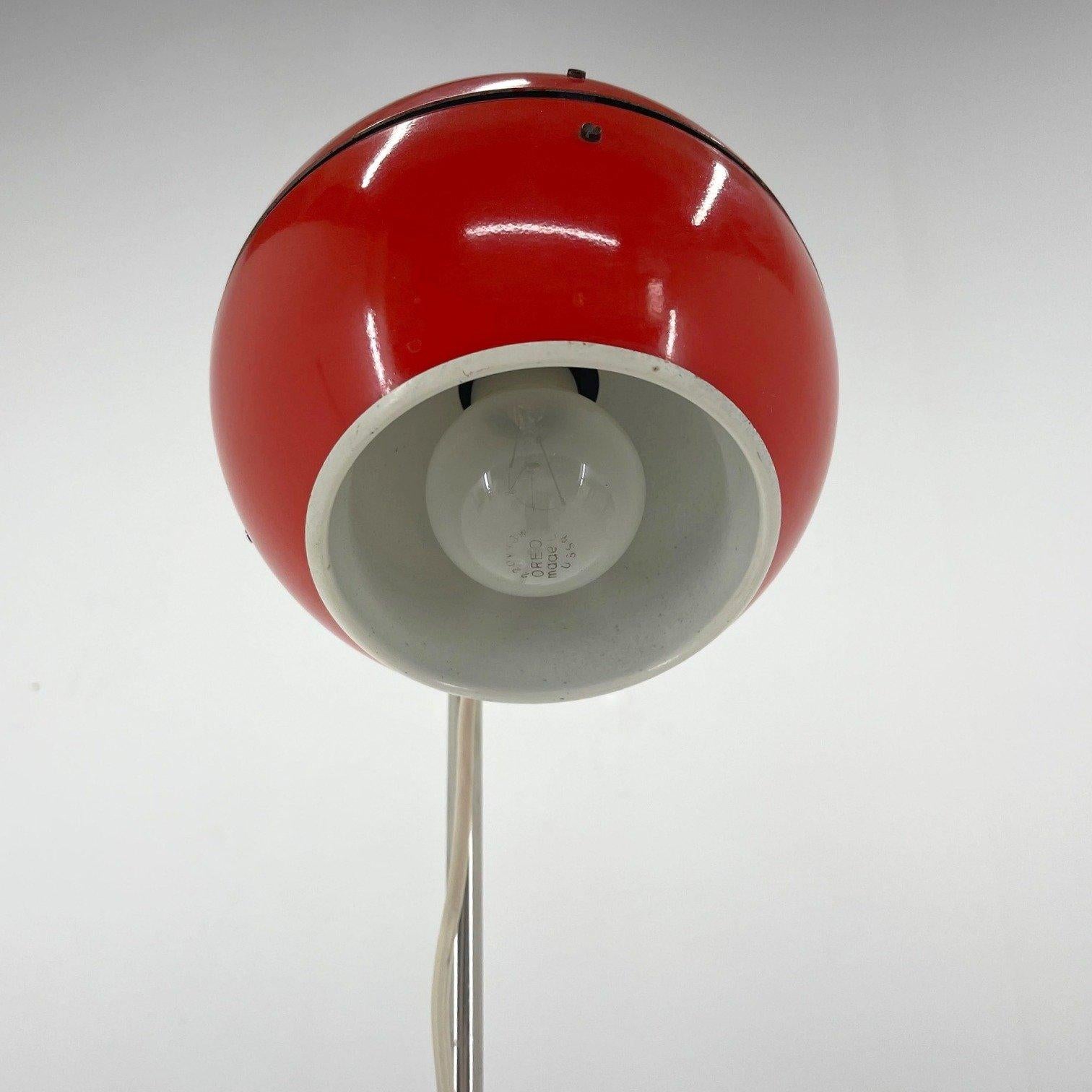 1960's, Space Age Red Floor Lamp, Germany For Sale 2