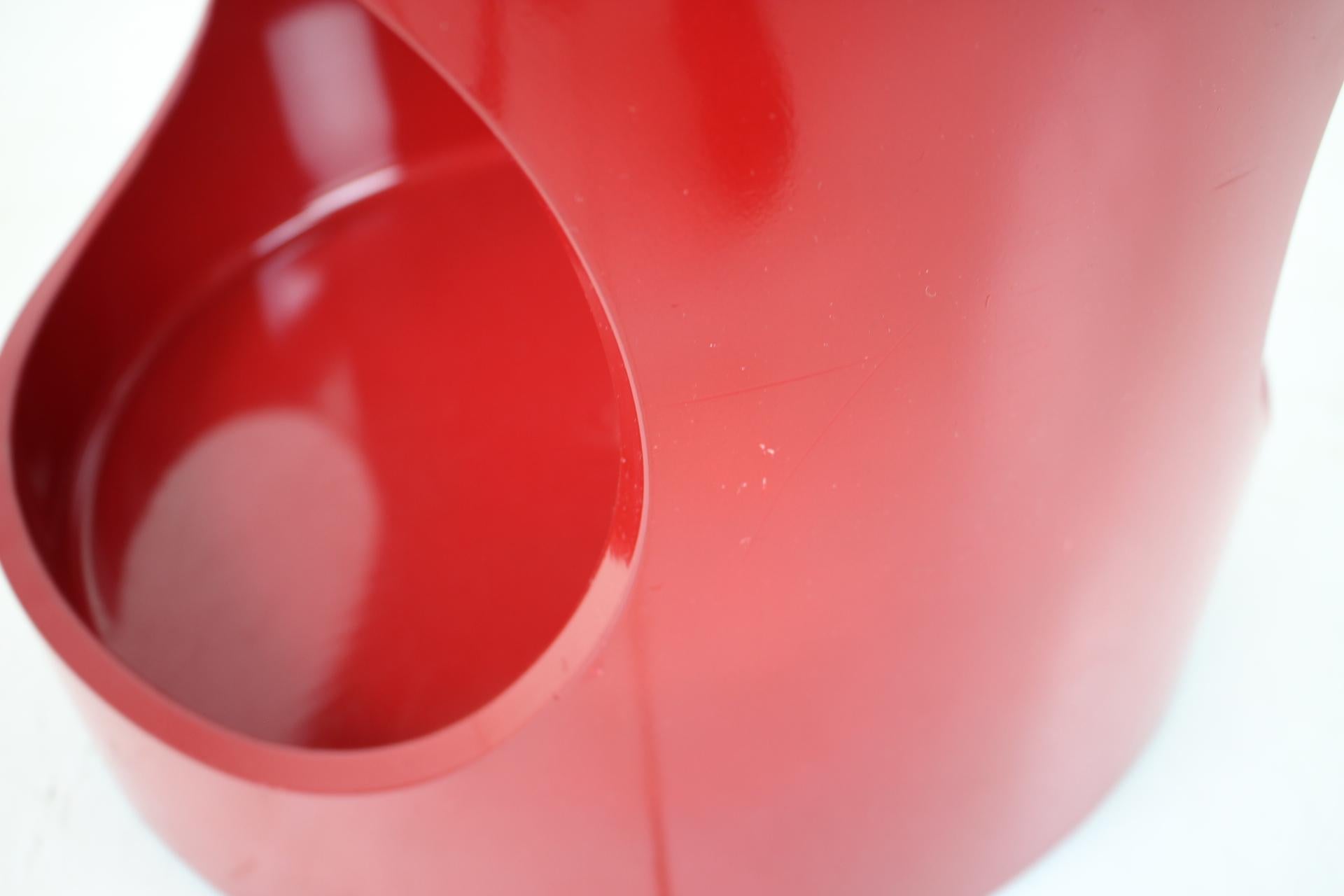 Smoked Glass 1960s Space Age Side Table 