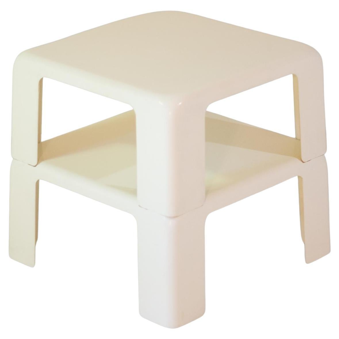 Tables d'appoint Space AGE des années 1960, modèle "Quattro Gatti", Mario Bellini pour C&B Italia.