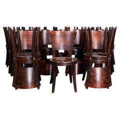 1960's Spade Back Bentwood Dining Chairs - Good Qty Available