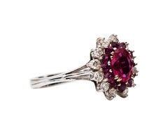 1960s Spinel, Ruby and Diamond Ring