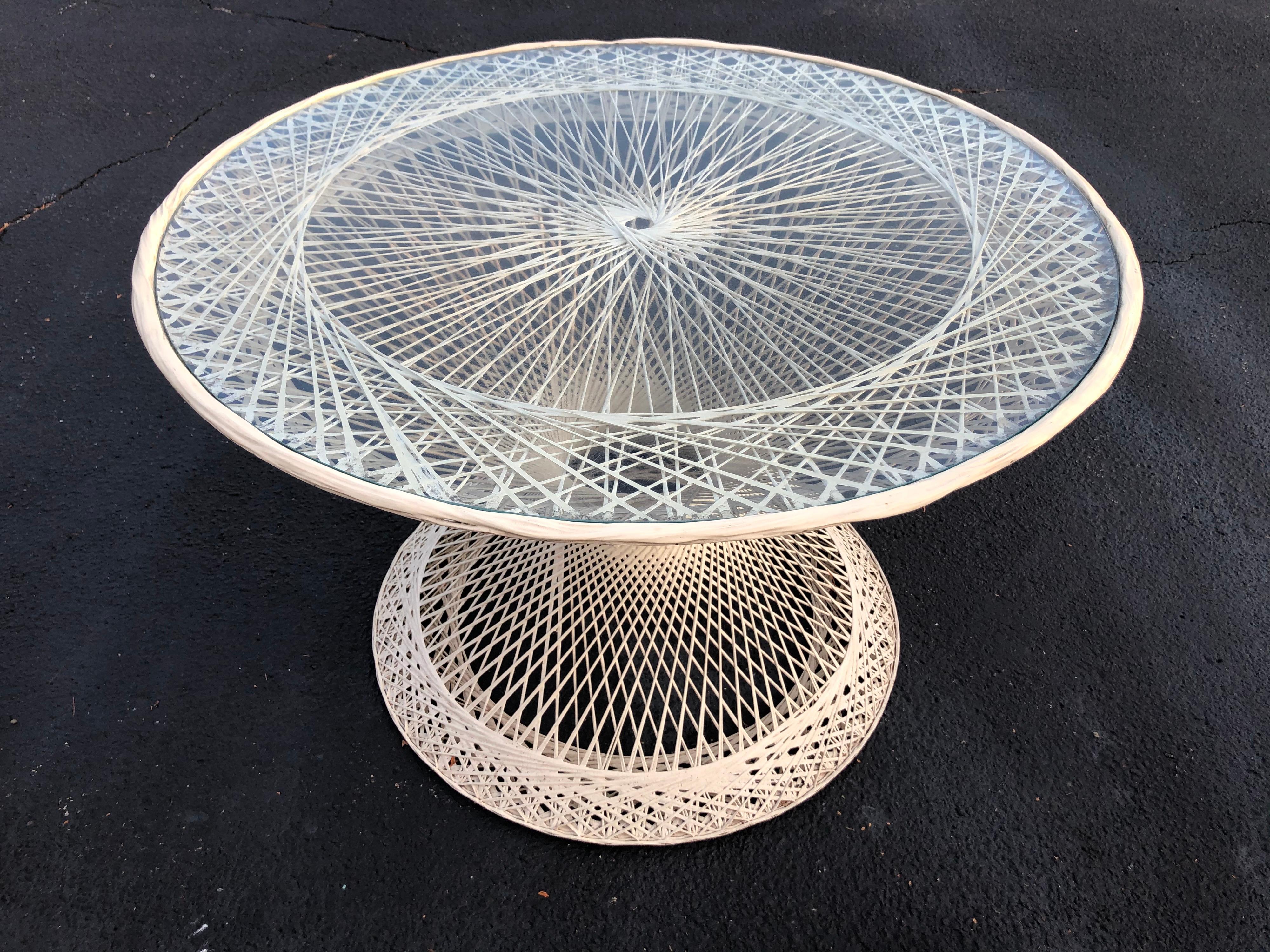 Mid Century Spun Fiberglass Patio Set by Russell Woodard For Sale 2