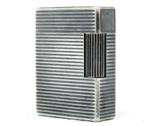 1960s St Dupont Lighter Silver Design Horizontal