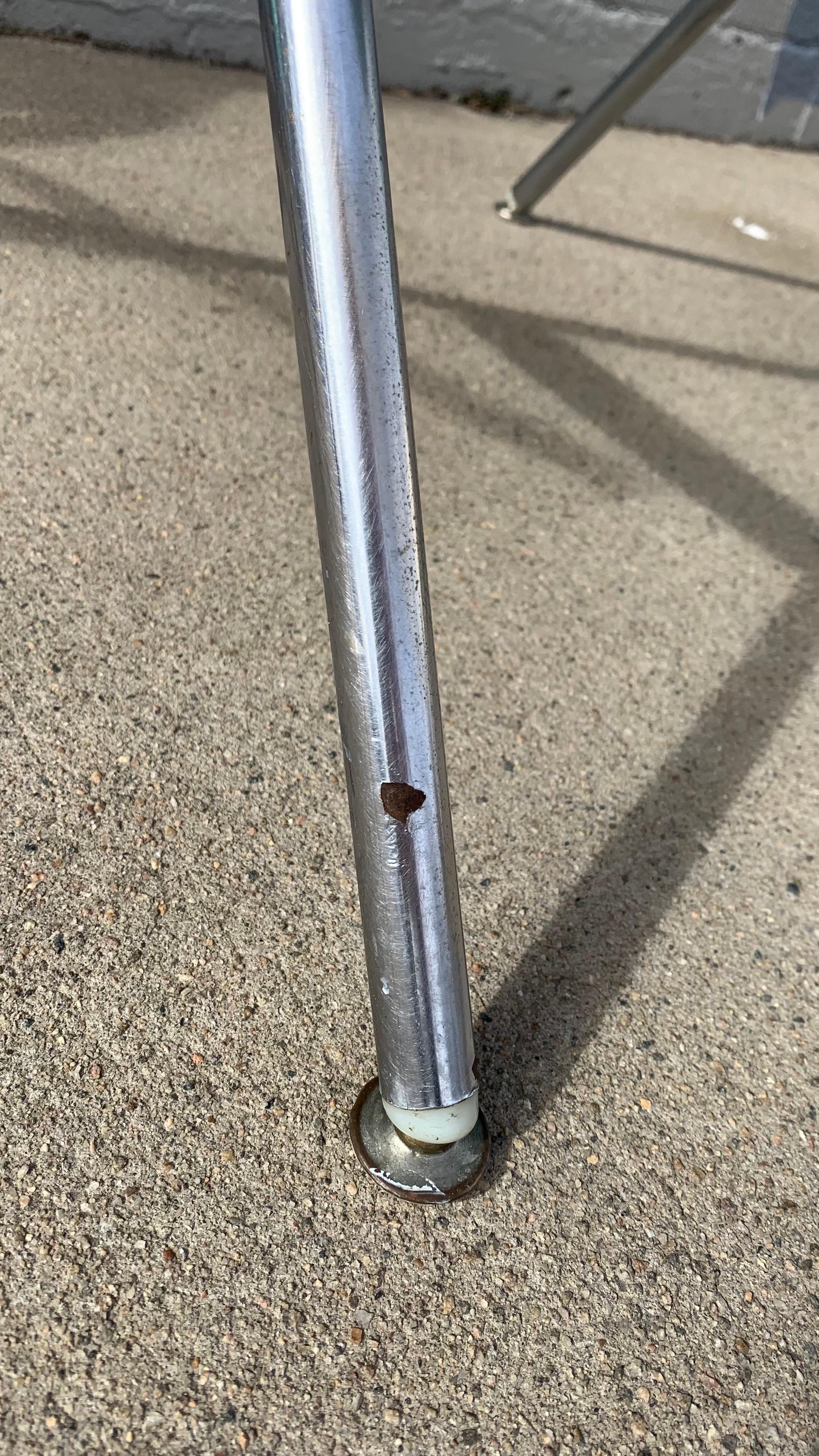 1960er Stapelstühle aus türkisfarbenem Fiberglas von Krueger Metal Products, 4er-Set (Mitte des 20. Jahrhunderts) im Angebot